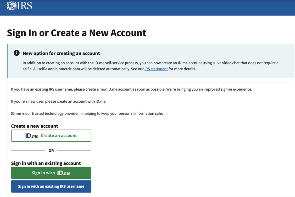 What Accountants Must Know About IRS Migration to ID.me Bizagility